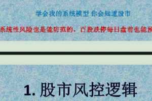 短线镰刀手《独一无二的系统风控模型》均线战法升级版指标