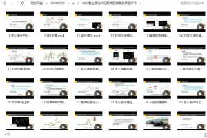 黄金原油外汇期货恒指高手课程37节