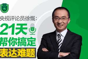 央视评论员21天帮你搞定表达难题