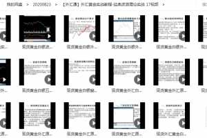 【外汇通】外汇黄金实战教程-经典波浪理论实战 17视频