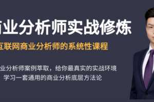 徐尧《互联网商业分析师实战修炼》