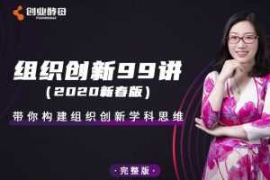 创业酵母–组织创新99讲_张丽俊【完结】