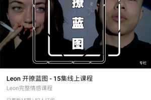 Leon 开撩蓝图 – 15集线上课程