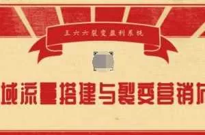 王六六裂变盈利系统课程04私域流量搭建与裂变营销布局