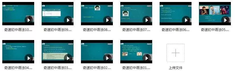 8次课突破初中英语语法核心考点教程目录