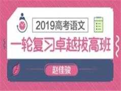 高考语文一轮复习卓越拔高提分班视频教程(4大讲)