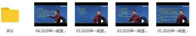 2020年JG一级造价工程师《水利案例》基础导学王飞寒预习班课程目录