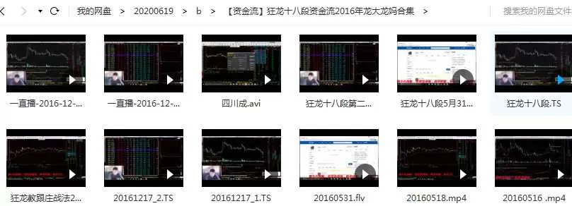 狂龙十八段资金流2016年龙大龙妈合集目录