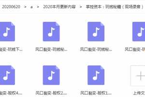 翟山鹰：掌控资本之玩钱秘籍（讲座现场录音）