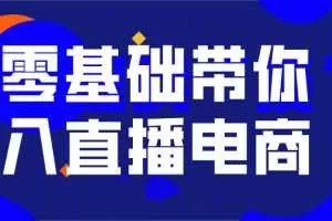 0基础带你入局直播电商运营,单场直播带货百万全套课程
