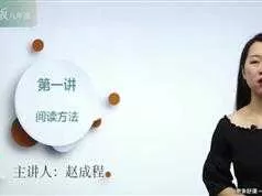 2020新版初中初二八年级语文深度进阶阅读理解全集视频教程（赵成程老师 -35集）