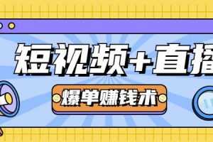 人人可操作的直播快速爆单术，0基础0粉丝，当天开播当天赚，月赚2万+（附资料包）