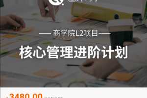 圈外商学院L2项目｜核心管理进阶计划