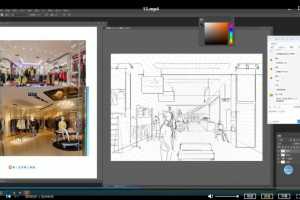 冯渡最新第7期一起画TV插画零基础手绘课非科班提升审美追赶科班