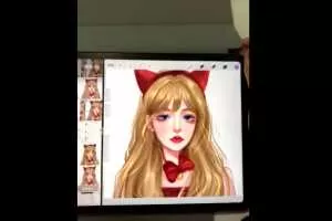 2021年1月画仙儿妮妮ipad插画课【画质高清有笔刷】