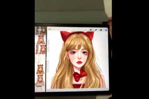 2021年1月画仙儿妮妮ipad插画课【画质高清有笔刷】