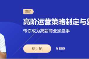 高阶运营策略制定与复杂问题拆解