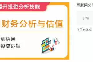 互联网公司财务分析实务从入门到精通互联网投资逻辑