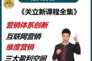 关立新互联网营销体系创新课