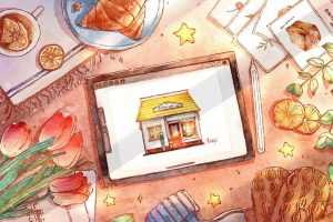 蓉儿ipad水彩插画课基础水果花卉+进阶冷饮蛋糕2020年