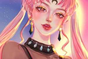 霓虹慕斯ipad头像插画课已完结【画质高清有笔刷】