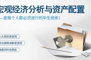 华尔街学堂丨宏观经济分析与大类资产配置