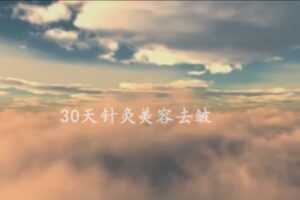 针灸美容美雕针面针-30天针灸美容去皱