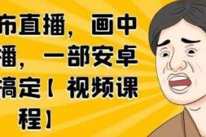 无绿布直播，画中画直播，一部安卓手机搞定【视频课程】