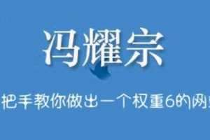 《冯耀宗SEO培训班》价值8000元