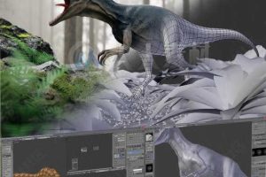 Blender恐龙超完整实例制作视频教程【画质高清有素材】