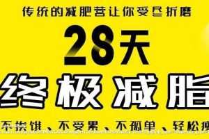 28天减肥训练营 不饿不累轻松瘦
