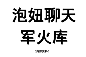 聊天兵器军火库,,教你如何让TA 跟你有聊不完的话 1PDF