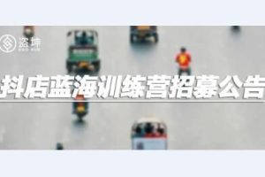 盗坤·抖店蓝海训练营