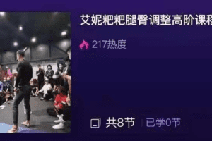 艾妮耙耙臀腿调整高阶课