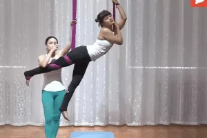 张梅汇空中瑜伽教师培训系列课 一级和二级 8节课