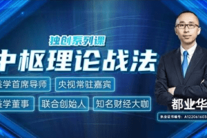 都业华《中枢理论战法》2021年 视频+讲义+指标