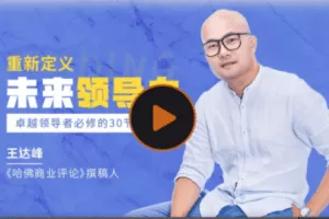 王达峰·重新定义领导力
