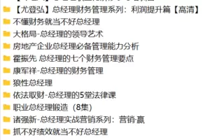 总经理课程合集