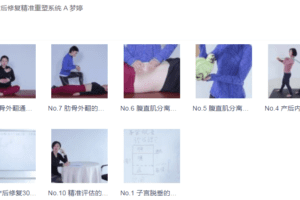 梦婷11节产后修复精准重塑系统