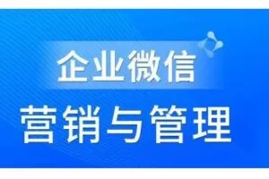 赵睿·企业微信营销管理实操全攻略