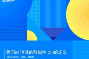 李霄军 高二化学2019年暑假班（选修4）