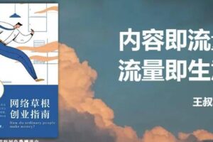 王叔·21天文案引流训练营，价值299元