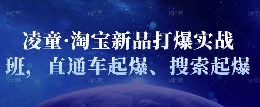 1654471019 凌童·淘宝新品打爆实战班，直通车起爆、搜索起爆