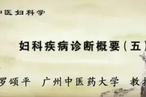 中医妇科学：罗颂平-广州中医药大学（全42讲·完整版）