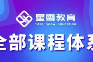 星雪教育淘系高级班，更全的运营提升方案，零基础由浅入深，店铺最新玩法
