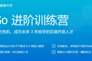 极客时间Go进阶训练营3期