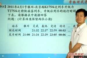 学而思-杜春雨 中考物理基础提升班 