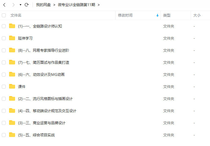 微专业UI设计师全链路第11期2020年8月左右【画质不错有部分素材】