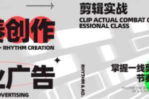 映美线上剪辑课2020，掌握一线剪辑大佬的节奏创作密码【画质高清只有视频】