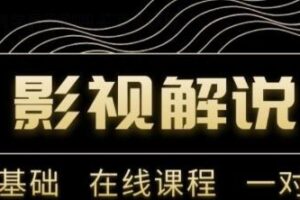 野草追剧：影视解说陪跑训练营，从新手进阶到成熟自媒体达人 价值699元